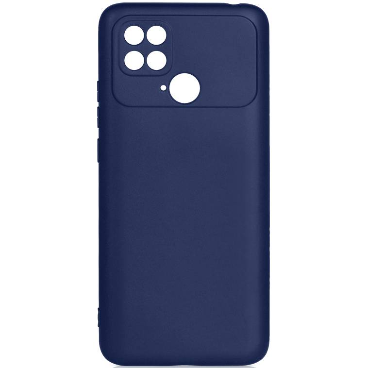 картинка Чехол-накладка Silicone Case для Xiaomi Redmi 10C/  Poco C40 Midnight Blue от магазина КомпьютерЦентр