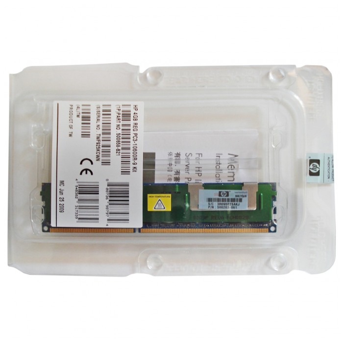 картинка Оперативная память HP DIMM DDR3 4Gb 1333MHz PC3-10600 ECC (500658-B21) от магазина КомпьютерЦентр