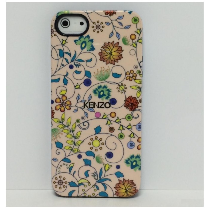 картинка Чехол Kenzo TPU Case Floral Beige for iPhone 5/ 5s от магазина КомпьютерЦентр