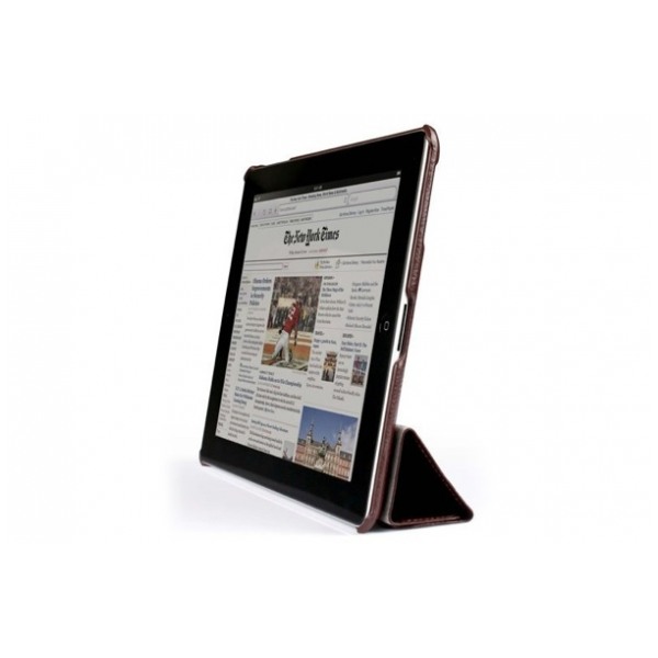 картинка Чехол Jison Executive Smart Cover Brown for iPad 4 (JS-IPD-06H20) от магазина КомпьютерЦентр
