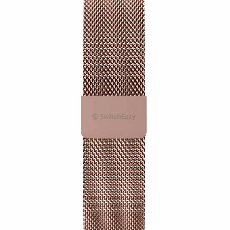 картинка Ремешок Switcheasy Mesh Stainless Steel Apple Watch Loop для Apple Watch 38/ 40/ 41mm Rose Gold от магазина КомпьютерЦентр