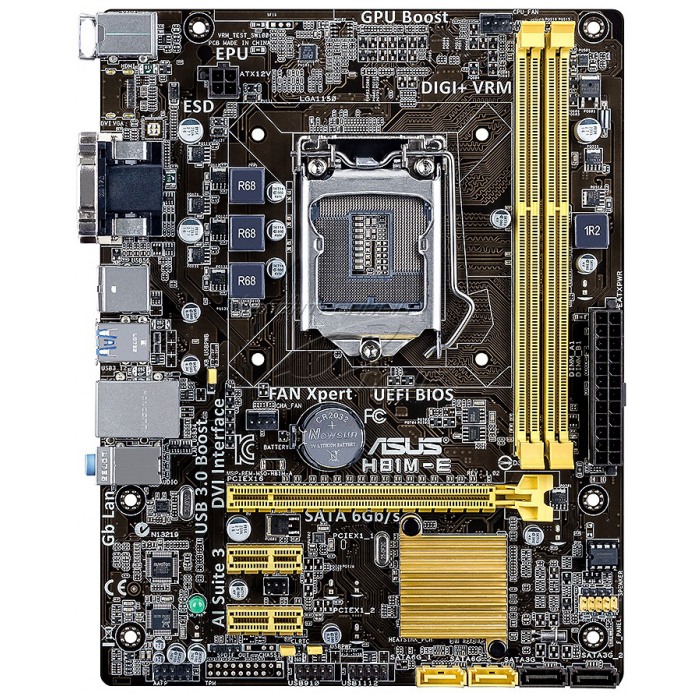 картинка Материнская плата Asus H81M-E (H81M-E) от магазина КомпьютерЦентр