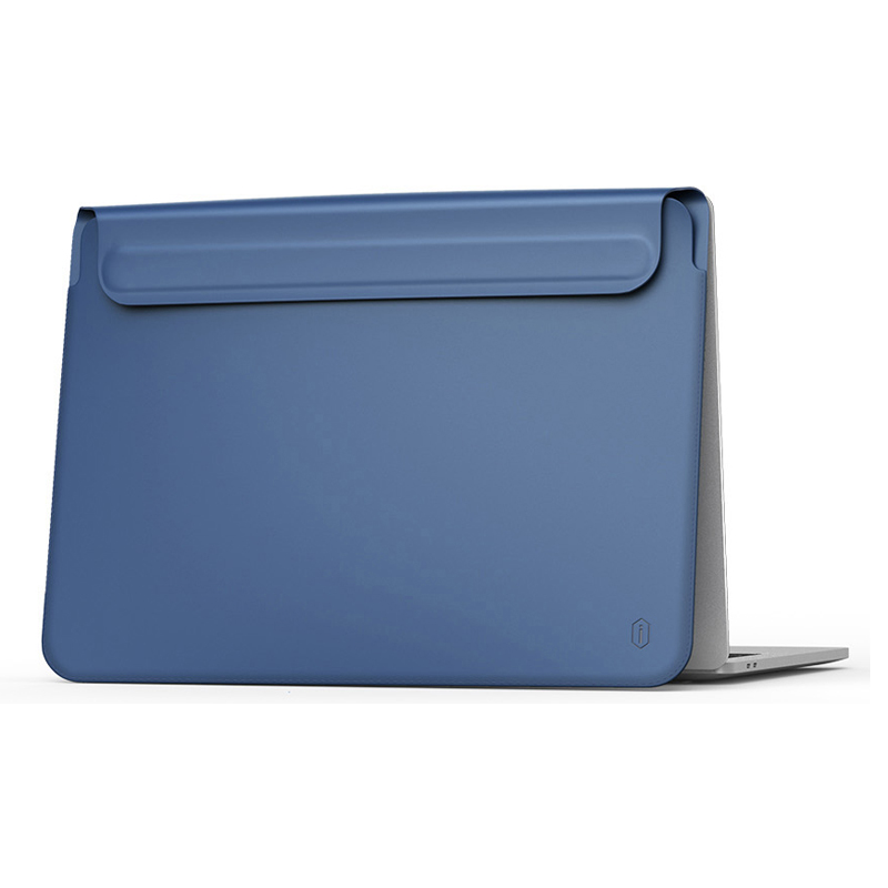 картинка Чехол для ноутбука MacBook Pro 15.4 WIWU Leather Skin Pro 2 Blue от магазина КомпьютерЦентр