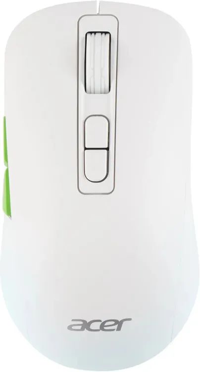 картинка Мышка Acer OMR311, оптическая, беспроводная, 2400dpi, BT/ Radio USB, 7but, белый (ZL.MCECC.034) от магазина КомпьютерЦентр