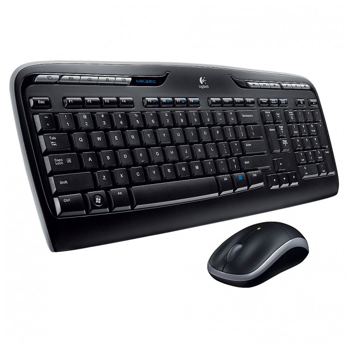 картинка Клавиатура+мышь Logitech Wireless MK320 Black (920-002897) от магазина КомпьютерЦентр