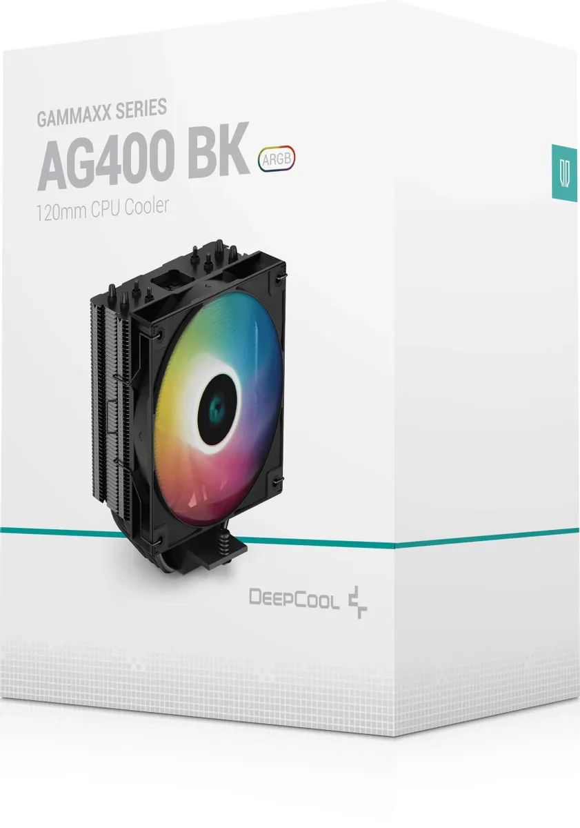 картинка Вентилятор CPU DeepCool AG400 BK ARGB (R-AG400-BKANMC-G-2) от магазина КомпьютерЦентр