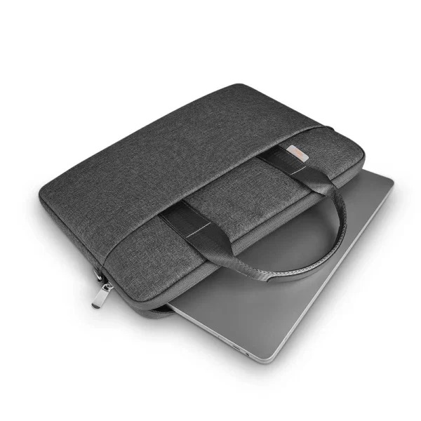 картинка Сумка для ноутбука WIWU Minimalist Laptop Bag 2 for MacBook 15.6'' Gray от магазина КомпьютерЦентр