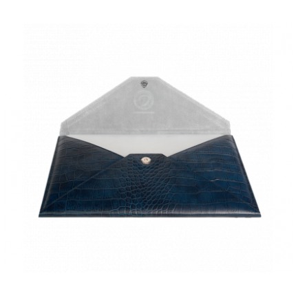 картинка Чехол для MacBook Air 13'' Dublon Ultra Slim Case Croco Indigo от магазина КомпьютерЦентр
