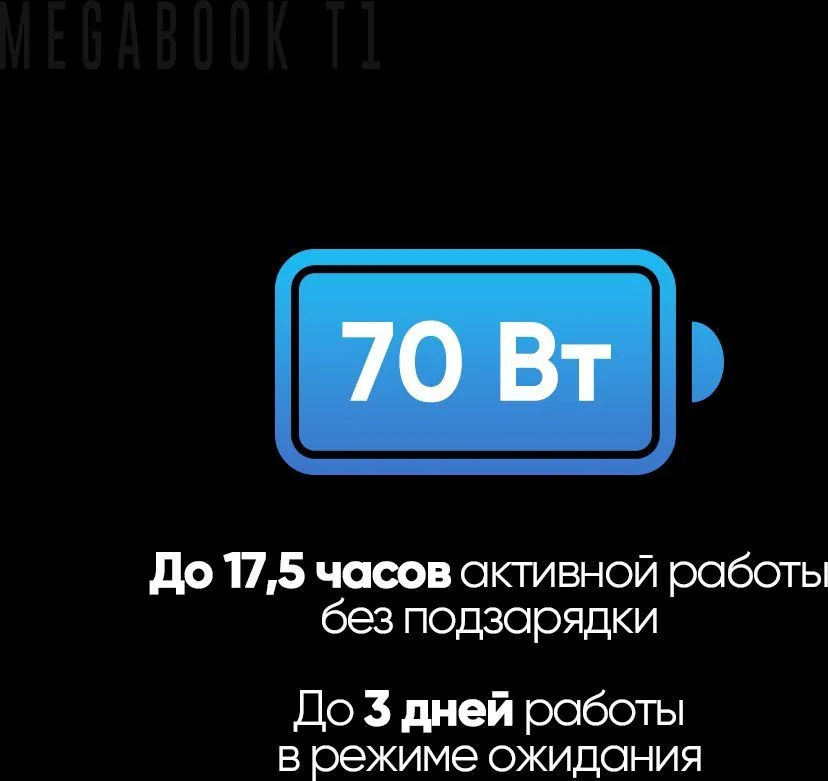 картинка Ноутбук Tecno MEGABOOK-T1 15.6'' 12/256Гб Denim blue от магазина КомпьютерЦентр