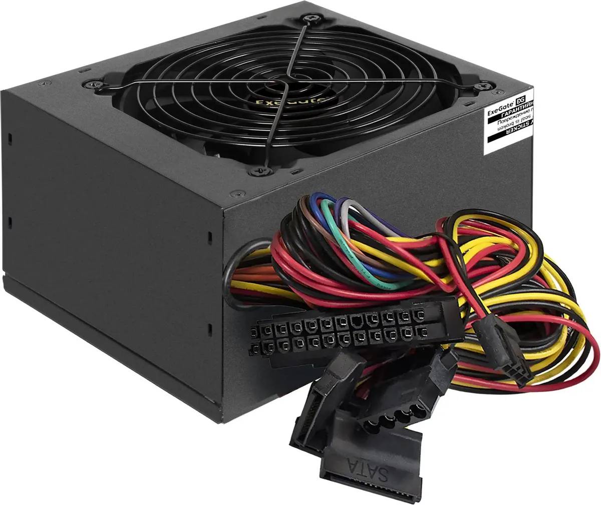 картинка Блок питания 450W Exegate 450PPE EX260640RUS, ATX, black от магазина КомпьютерЦентр