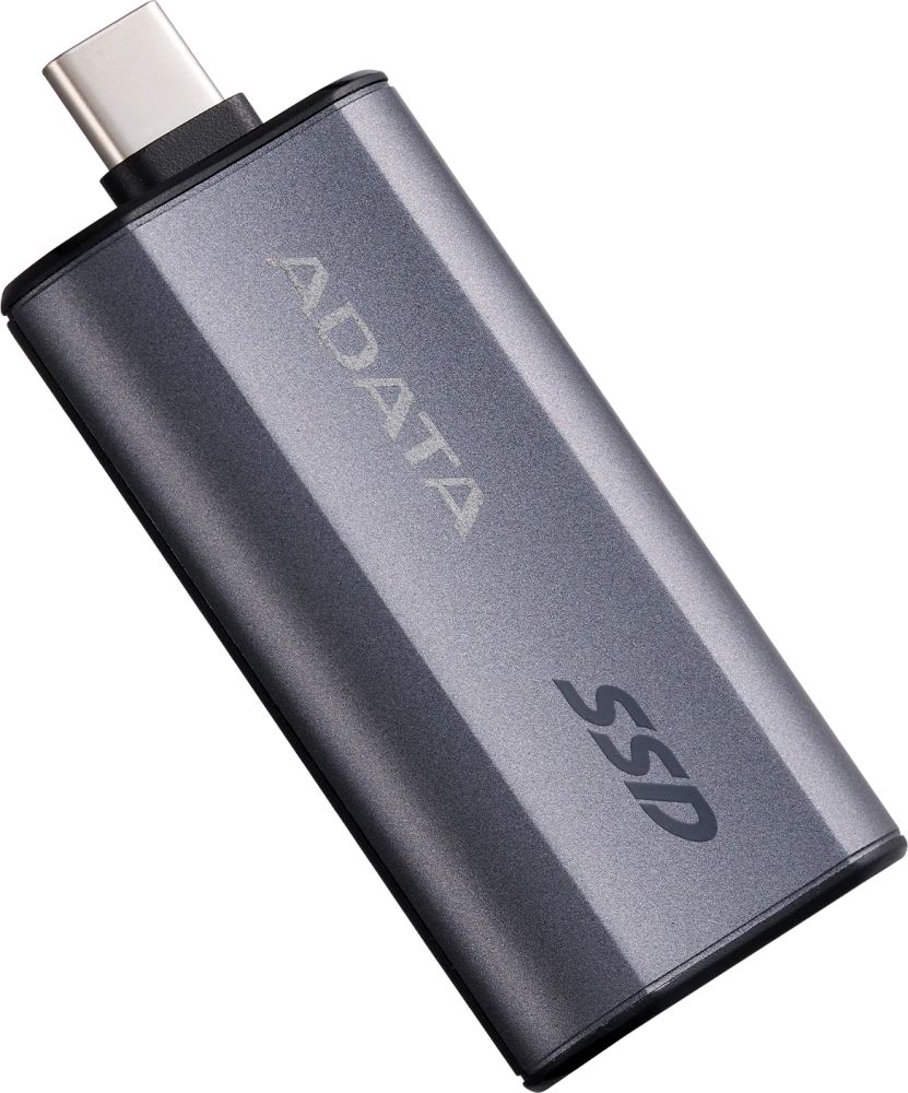 картинка SSD внешний 500 Гб AData SC750 Grey Portable USB3.2 Gen2 (SC750-500G-CCBK) от магазина КомпьютерЦентр