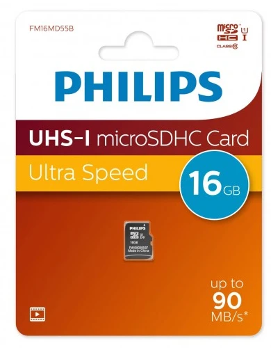 картинка Карта памяти 16Gb microSDXC Philips (FM16MD55B/ 97) от магазина КомпьютерЦентр