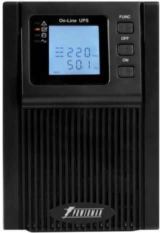 картинка ИБП PowerMan Online 1000 PLUS 1000ВА/ 800Вт, Online-Double conversion/  LCD Display/  USB/  Software/  RJ11/ 45,RS-232 от магазина КомпьютерЦентр