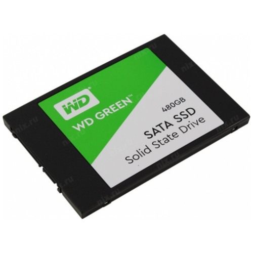 картинка SSD накопитель Western Digital 480Gb 2.5" Green SATAIII (WDS480G2G0A) от магазина КомпьютерЦентр