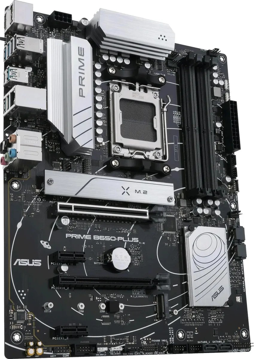 картинка Материнская плата Asus PRIME B650-PLUS SocketAM5 AMD B650 4xDDR5, ATX от магазина КомпьютерЦентр