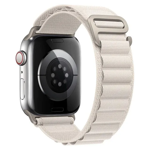 картинка Ремешок для часов Apple Watch 8 Ultra 49mm, нейлон, серый от магазина КомпьютерЦентр