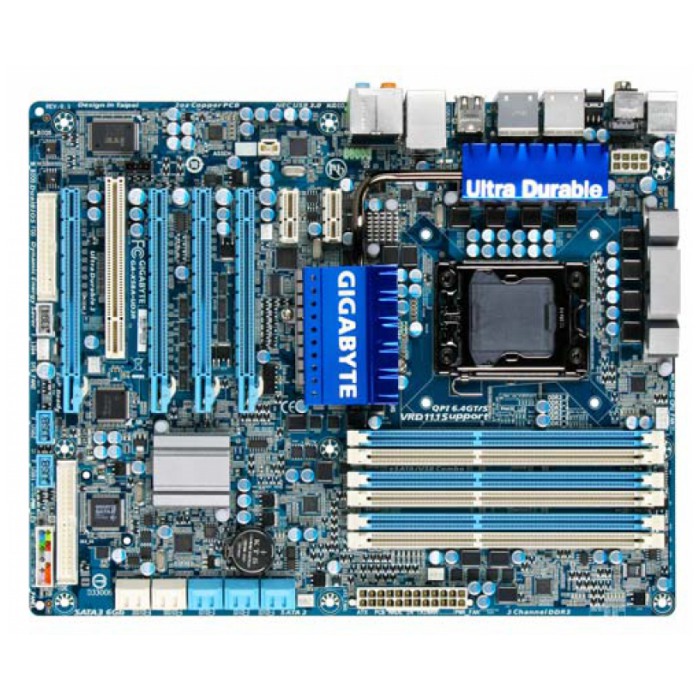 картинка Материнская плата Gigabyte GA-X58A-UD3R (GA-X58A-UD3R) от магазина КомпьютерЦентр