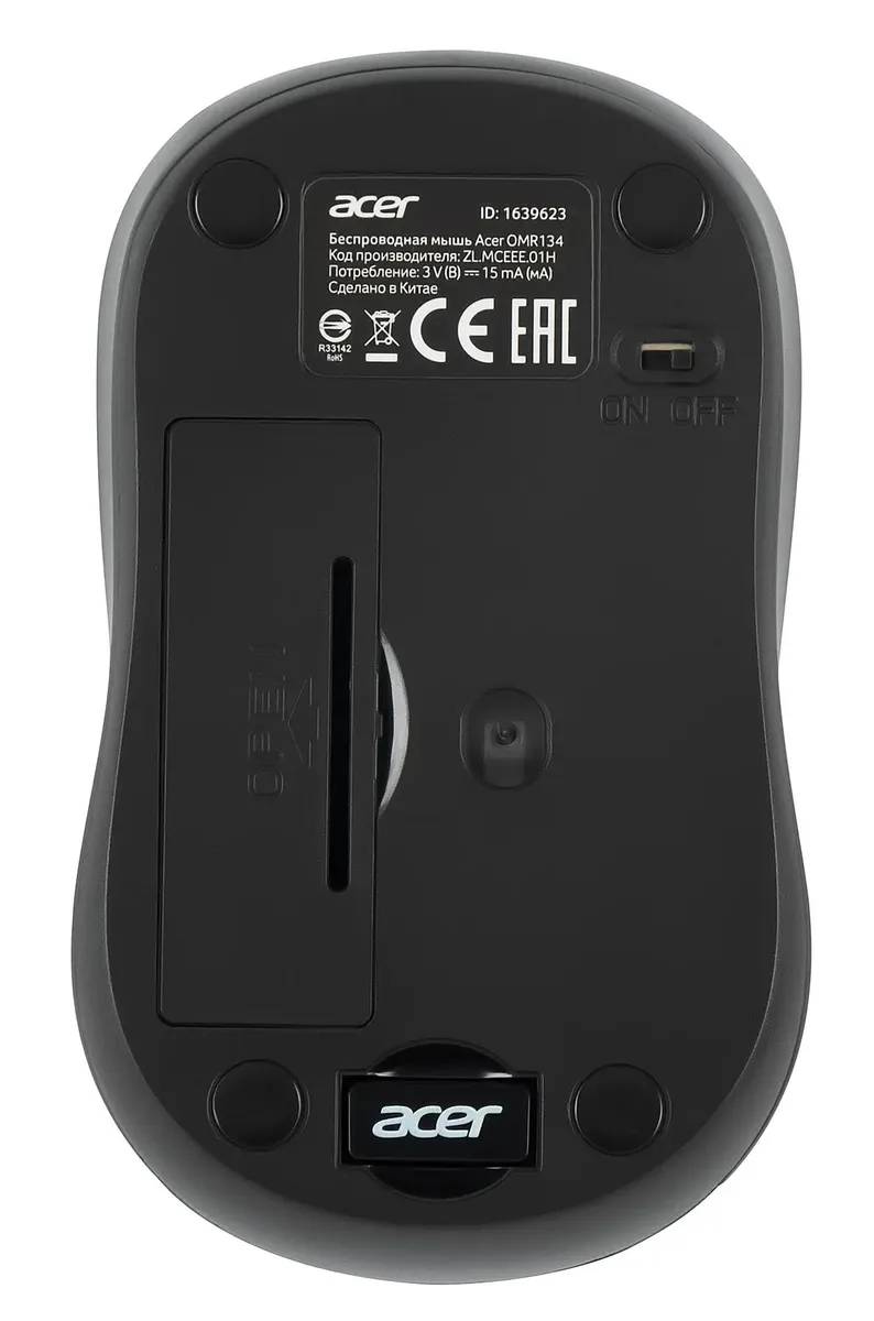 картинка Мышка Acer OMR134 Wireless USB Grey (ZL.MCEEE.01H) от магазина КомпьютерЦентр