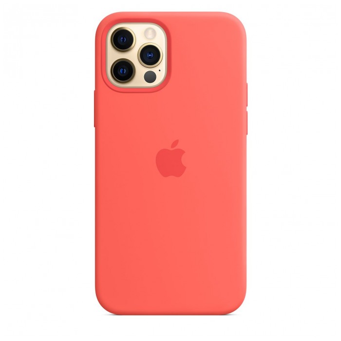 картинка Чехол Apple Silicone Case Simple for iPhone 12/ 12 Pro Розовый от магазина КомпьютерЦентр
