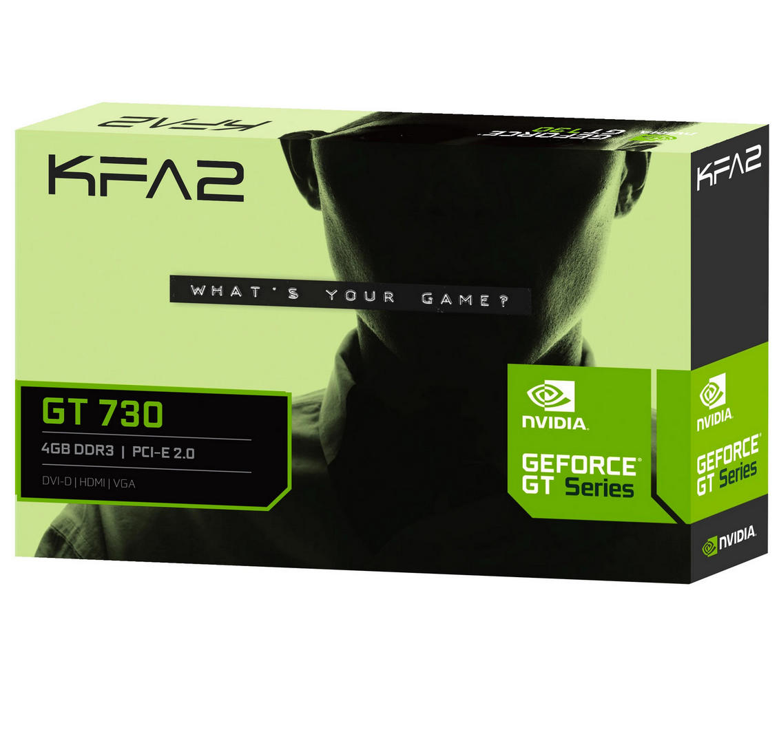 картинка Видеокарта 4Gb DDR3 GeForce GT730 KFA2 (73GQF8HX00HK) от магазина КомпьютерЦентр