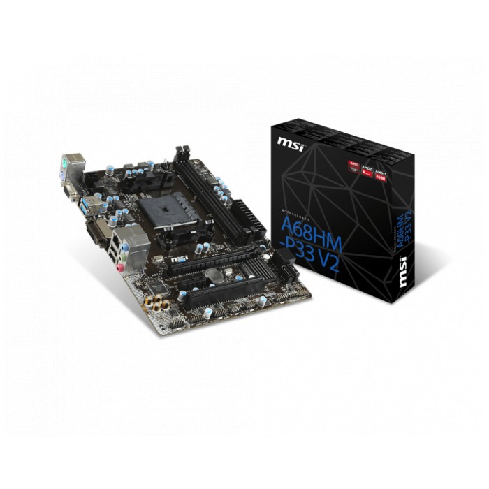 картинка Материнская плата MSI A68HM-P33 V2 (A68HM-P33 V2) от магазина КомпьютерЦентр