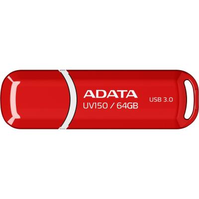 картинка USB3.0 накопитель 64Gb A-Data UV150 Red (AUV150-64G-RRD) от магазина КомпьютерЦентр