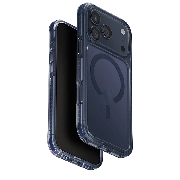 картинка Чехол Uniq HYBRID MAGCLICK CHARGING (MagSafe) COMBAT (AF) для iPhone 17 Pro MAX 6.9 NAVY BLUE от магазина КомпьютерЦентр