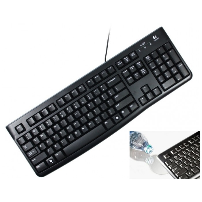 картинка Клавиатура Logitech K120 Keyboard for Business USB Black (920-002522) от магазина КомпьютерЦентр