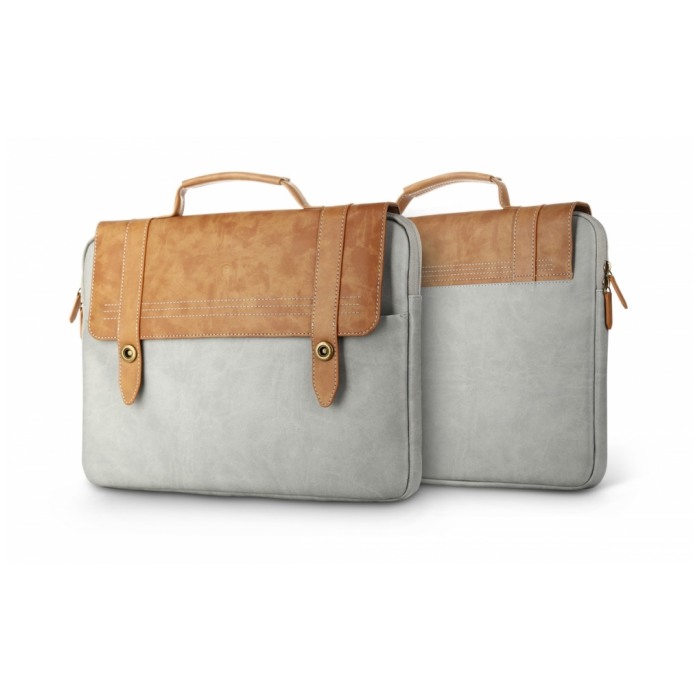 картинка Сумка Baseus British Series Laptop Bag Brown-Gray (LTBASEST-BP08) от магазина КомпьютерЦентр