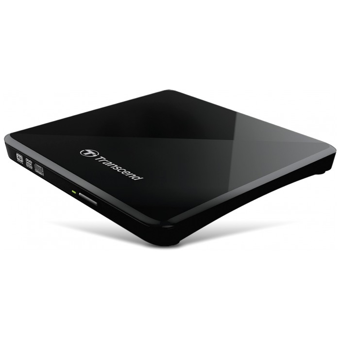 картинка Привод внешний Transcend DVD-RW Ultra Slim USB Black (TS8XDVDS-K) от магазина КомпьютерЦентр