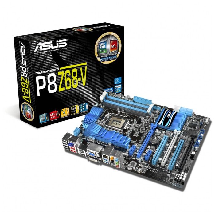 картинка Материнская плата Asus P8Z68-V от магазина КомпьютерЦентр