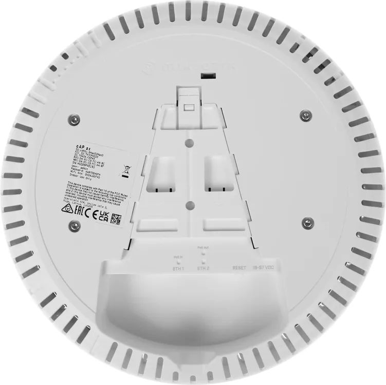 картинка Точка доступа MikroTik cAP ax (CAPGI-5HAXD2HAXD) AX1800 10/ 100/ 1000BASE-TX белый от магазина КомпьютерЦентр