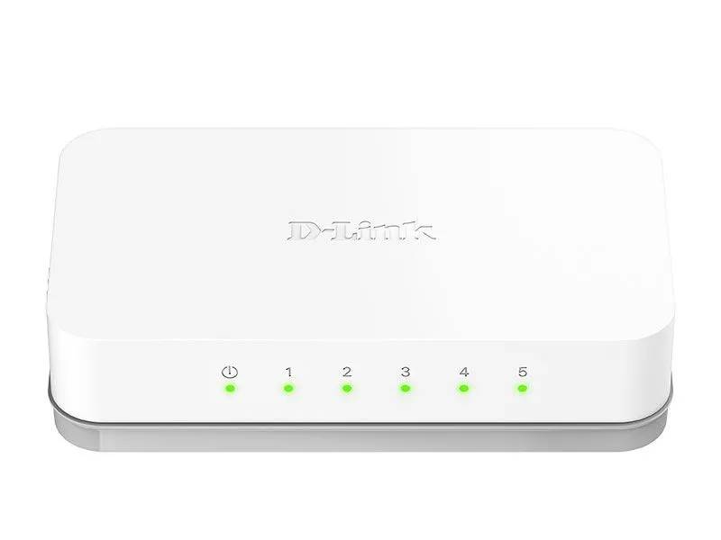 картинка Switch 5-port D-Link DES-1005C/ B1A, UTP 10/ 100Mbps Auto-sensing, Stand-alone, Unmanaged Palm-top Fast Ethernet Switch от магазина КомпьютерЦентр