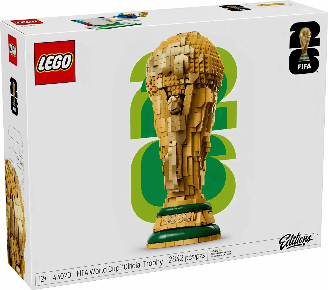 картинка Конструктор LEGO Editions 43020 Официальный трофей чемпионата мира по футболу FIFA 2842 дет. от магазина КомпьютерЦентр