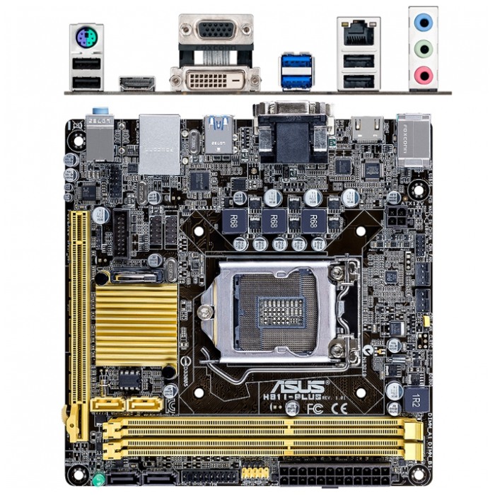 картинка Материнская плата Asus H81I-PLUS 1150 (H81I-PLUS) от магазина КомпьютерЦентр