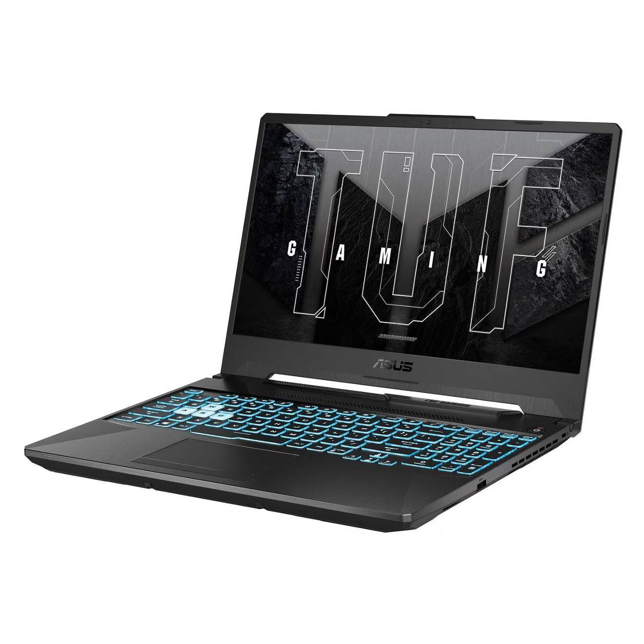 картинка Ноутбук Asus TUF Gaming 15 FA506NF-HN062 15.6'' IPS 144Гц (1920x1080)/  Ryzen 5 7535HS/  16Gb DDR5/ SSD 512/ NV RTX2050 4Gb/  DOS/  2.3kg (90NR0JE7-M00570) от магазина КомпьютерЦентр