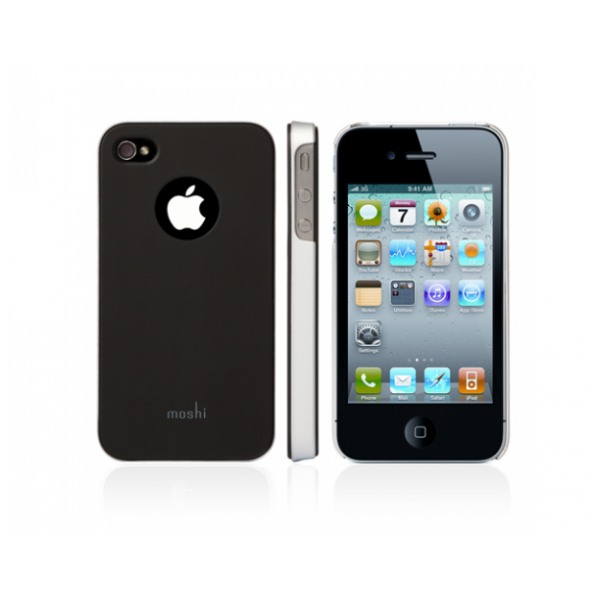 картинка Чехол для iPhone 4 Moshi iGlaze 4 Graphite Black от магазина КомпьютерЦентр