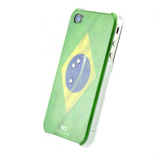 картинка Чехол White Diamonds Flag Brazil for iPhone 4/4S (1110FLA01) от магазина КомпьютерЦентр