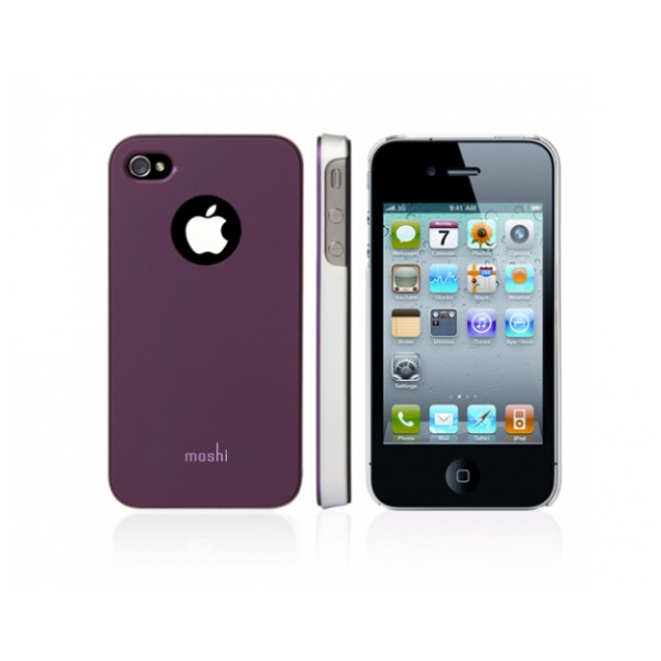 картинка Чехол для iPhone 4 Moshi iGlaze 4 Tyrian Purple от магазина КомпьютерЦентр