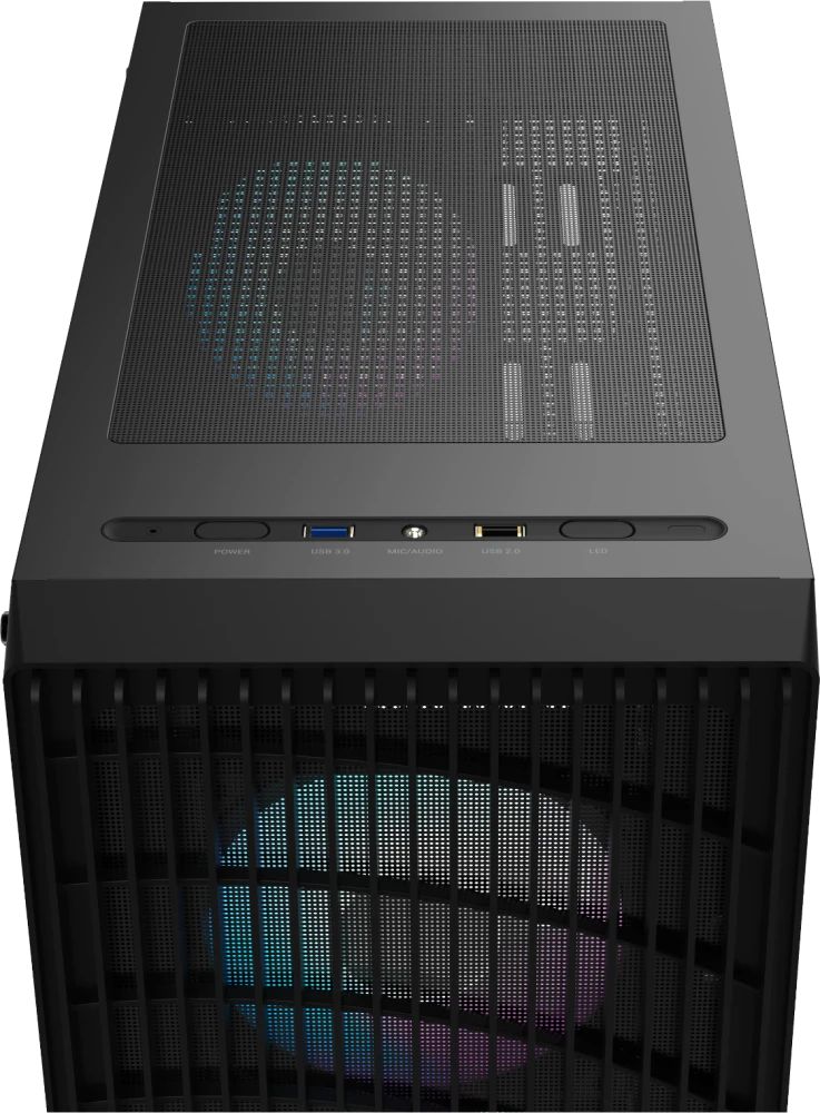 картинка Корпус Ocypus Gamma C70 BK ARGB, Mid-tower, Black, без БП (Gamma-C70-BKG400XX-GL) от магазина КомпьютерЦентр