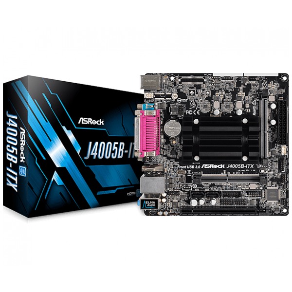 картинка Материнская плата ASRock J4005B-ITX + CPU (J4005B-ITX) от магазина КомпьютерЦентр