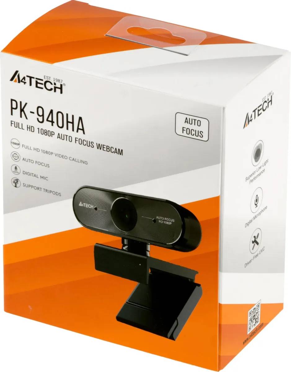 картинка Web-камера A4Tech PK-940HA, Black от магазина КомпьютерЦентр