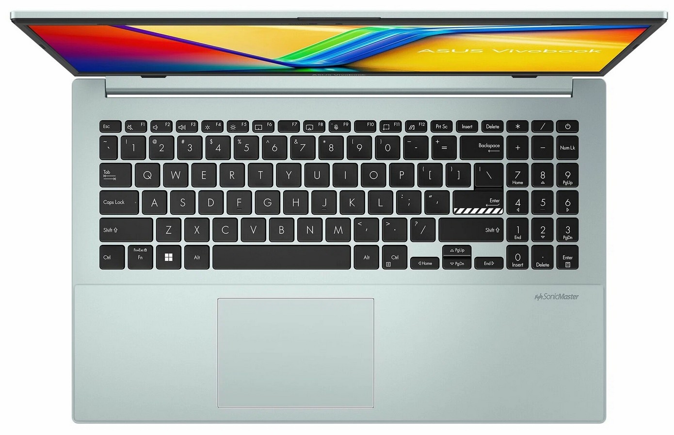 картинка Ноутбук ASUS VivoBook E1504FA-L1661 15.6'' OLED FHD /  Ryzen 5 7520U/  16Gb LPDDR5/  512Gb SSD/  UMA/  Wi-Fi/  BT/  Cam/  DOS/  Green от магазина КомпьютерЦентр
