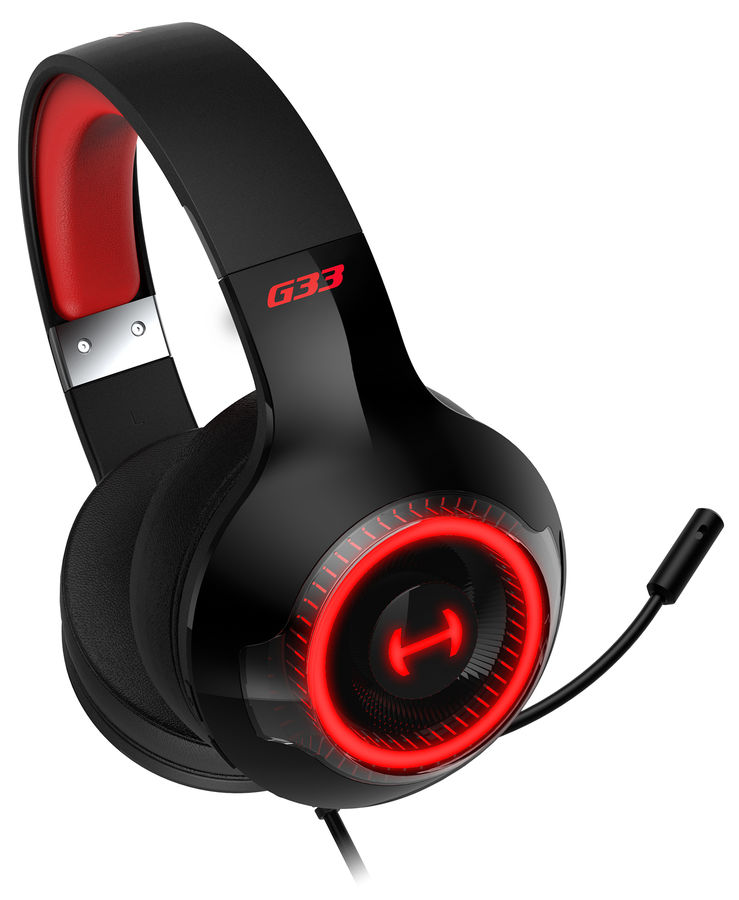 картинка Гарнитура Edifier G33 Black/ Red Мониторные от магазина КомпьютерЦентр
