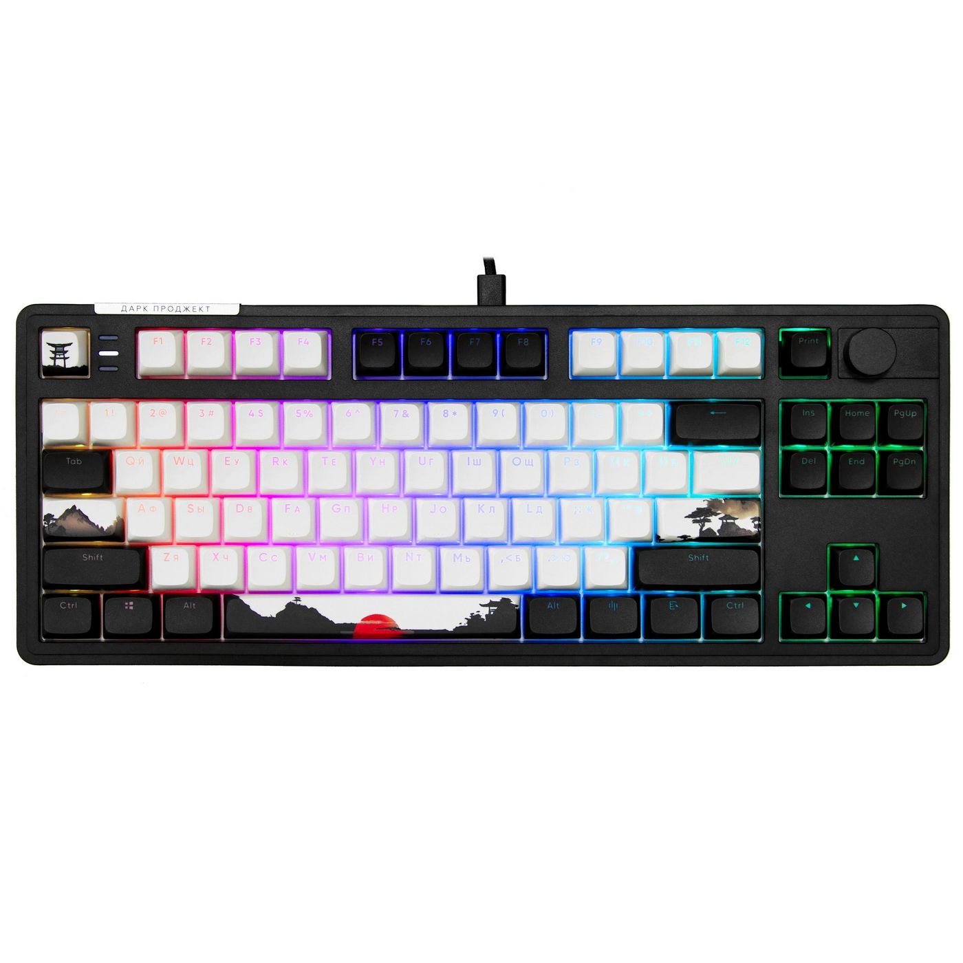 картинка Клавиатура проводная Дарк Проджект KD87A Black g3ms Moonstone [мех, 87, пластик, метал] от магазина КомпьютерЦентр