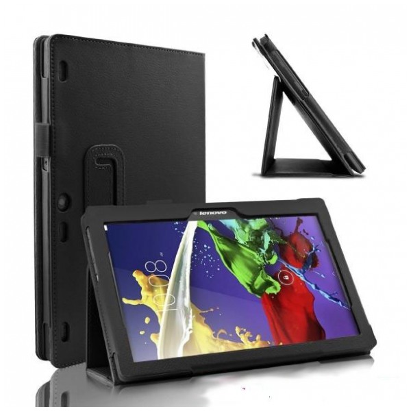картинка Чехол TTX с функцией подставки для Lenovo Tab 2 A10-70 Black от магазина КомпьютерЦентр