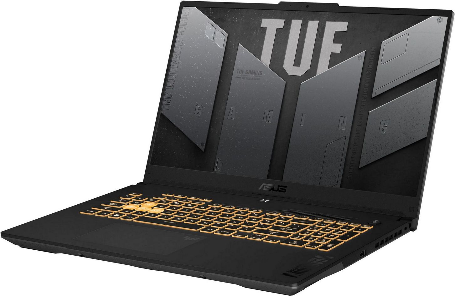 картинка Ноутбук ASUS TUF Gaming FX707VJB-HX098, 17.3'', IPS, FHD, Core 5 210H, 16ГБ, 512ГБ SSD, NVIDIA GeForce RTX 3050, DOS, Mecha Gray от магазина КомпьютерЦентр