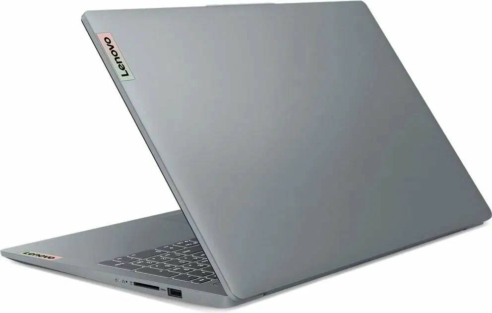 картинка Ноутбук Lenovo IdeaPad Slim 3 15IAN8 15,6'' (1920x1080) IPS/  Core i3-N305/  8Gb/  512Gb/  Intel UHD/  WiFi ac/  Bt 5.0/  47 Втч/  1,55 кг/  NoOS серый (82XB008CRK) от магазина КомпьютерЦентр