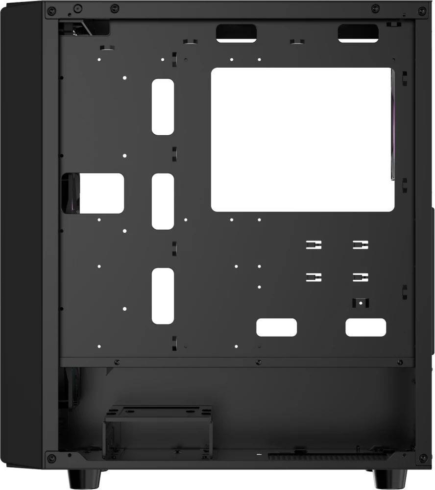 картинка Корпус Ocypus Gamma C70 BK ARGB, Mid-tower, Black, без БП (Gamma-C70-BKG400XX-GL) от магазина КомпьютерЦентр