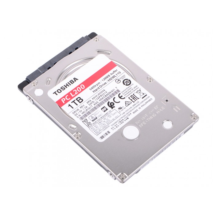 картинка Жесткий диск Toshiba 1Tb 2,5″  L200 Slim SATA III (HDWL110UZSVA) от магазина КомпьютерЦентр